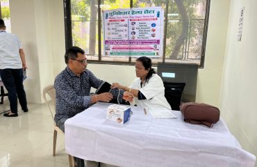 एसआरए अधिकारी आणि कर्मचाऱ्यांसाठी आरोग्य शिबिर
