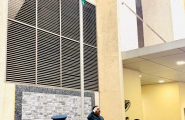 Hon'ble CEO Saluting the flag