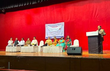 Hon’ble CEO sir adressing the Employees and Officers