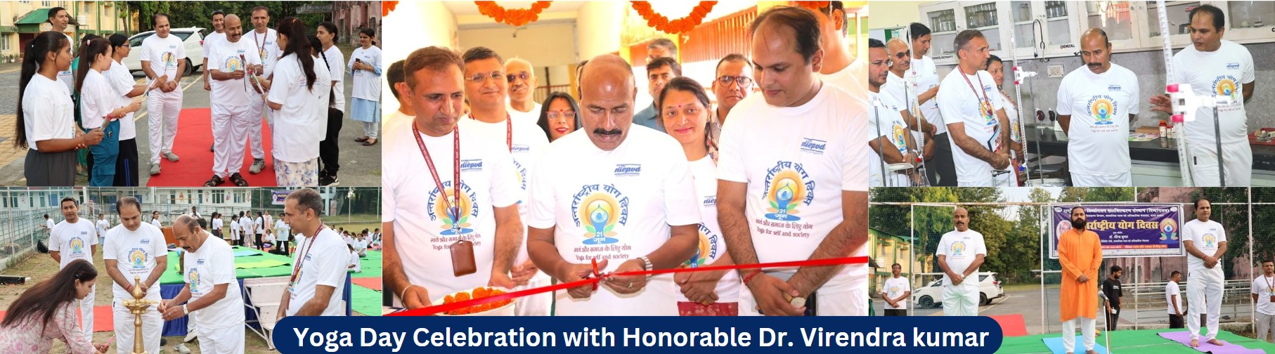 Yoga Day Celebration with Honorable Dr. Virendra kumar