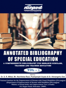 Annotated Bibliography Of Special Education Vol- 1