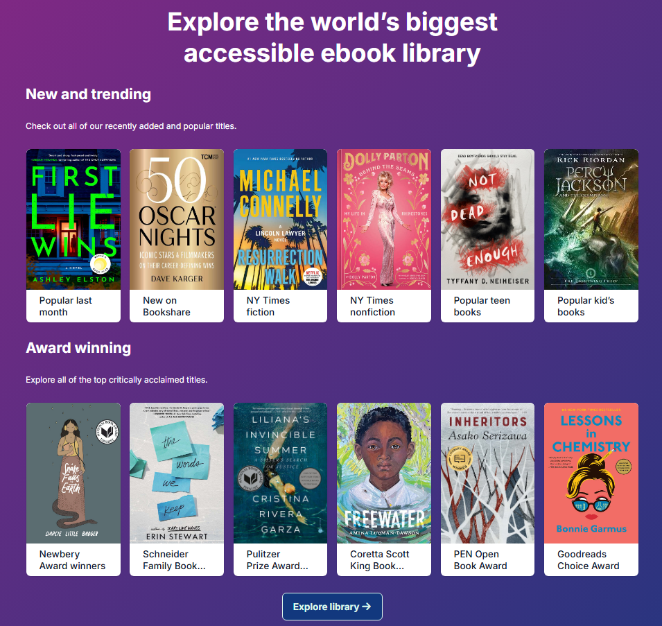 Book Share Website Image