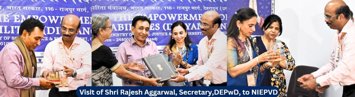Visit of Shri Rajesh Aggarwal, Secretary,DEPwD, to NIEPVD
