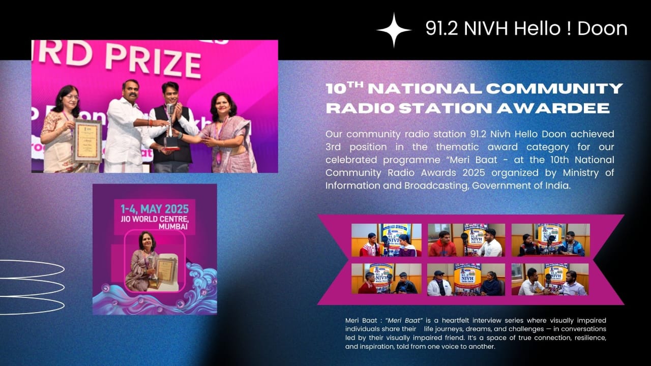 Receiving 3rd Prize in 10th National Community Radio Awards