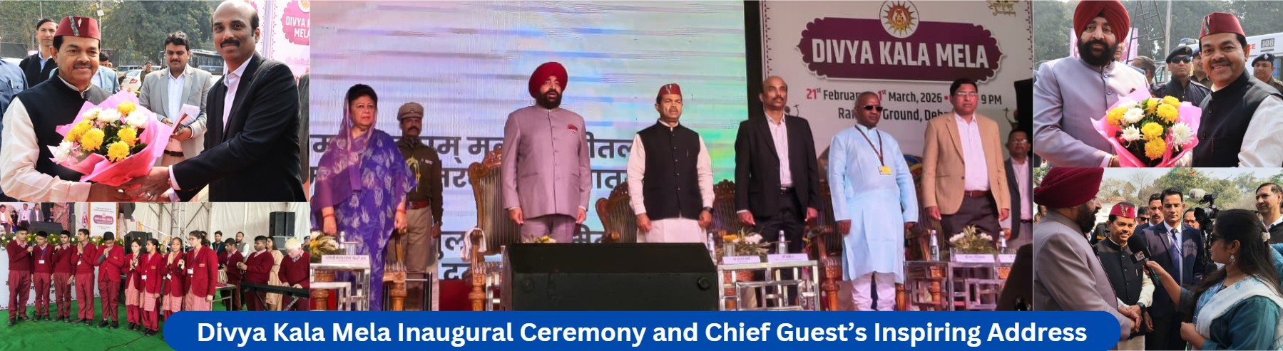 Divya Kala Mela Inaugural Ceremony and Chief Guest’s Inspiring Address