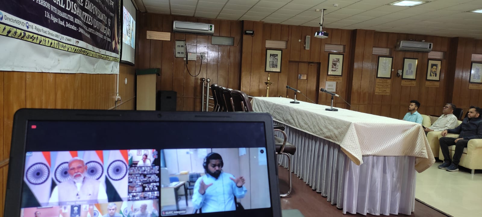 NIEPVD actively participated in the Post Budget Webinar organized regarding the Budget Announcements from Ashtrawakra Hall