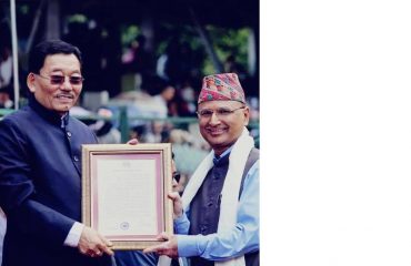 Award to Dr. L. P. Sharma