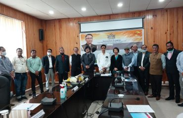 Honb'le Minister Shri Arun Upreti with the gathering