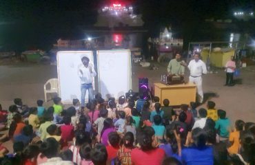 MPSLSA celebrated World Yoga Day with children at Gwarighat (21-06-2022)