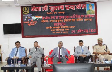 Health Check up Camp organized by MPSLA at Central Jail, Jabalpur (25-04-2023)