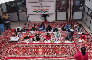 एमपीएसएलएसए में चित्रकला प्रतियोगिता का आयोजन (दिनांक- 24-01-2025)