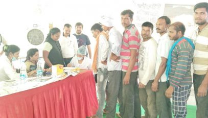 Health Check up camp for labourers (Dated 05-05-2022)