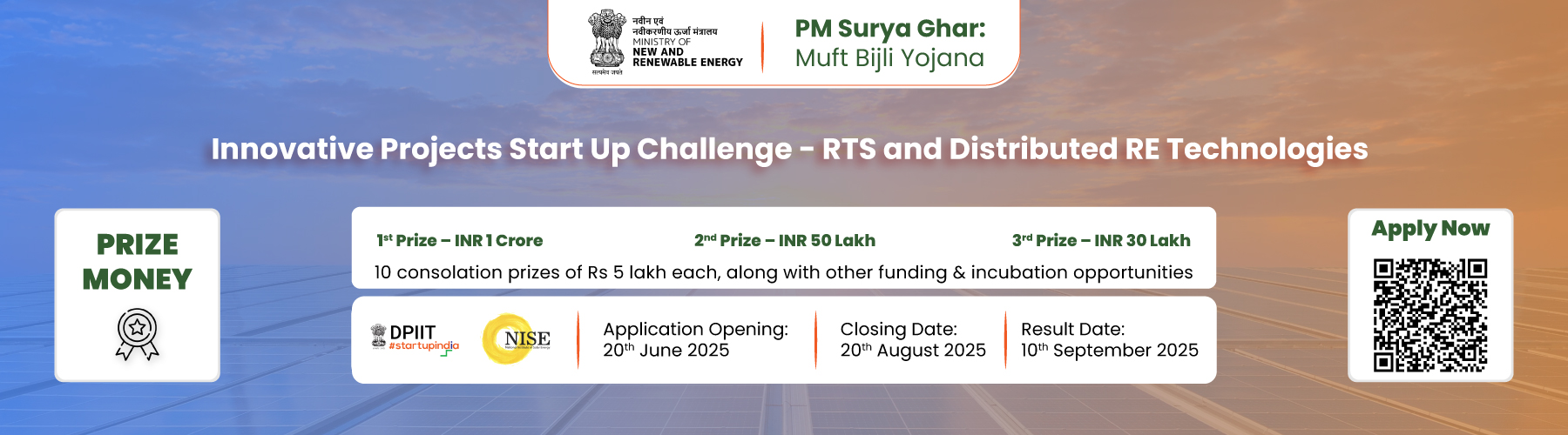 Innovation Projects Start Up Challenge - RTS and Distributed RE Technologies