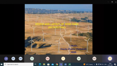 Webinar on Design and Layout of Wind Farms