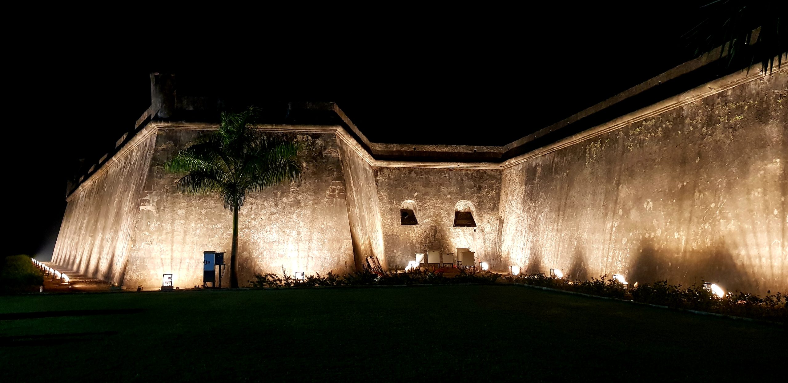 Daman Fort Night View