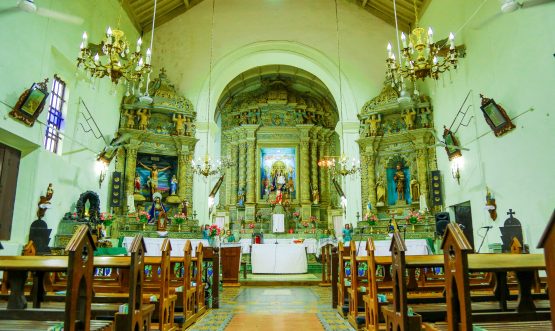 The Church of Our Lady of Remedios inside