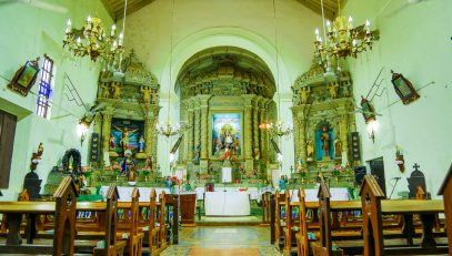 The Church of Our Lady of Remedios inside