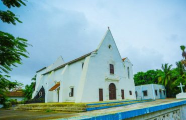The Church of Our Lady of Remedios outside