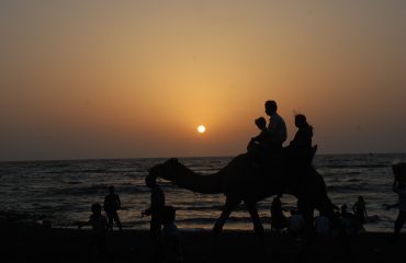 દમણ દેવકા સાંજનો દ્રશ્ય