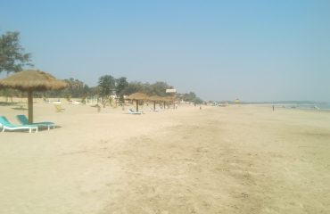 घोघला बीच का दृश्य