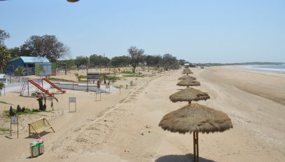 Ghogla Beach full view