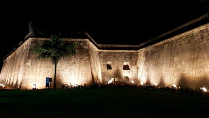 Daman Fort Night View