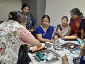 Implant practice session