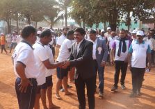 Annual Sport festival and Cultural Festival 2024-25 Handshake with Participants;?>