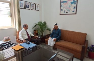 Col Ajay Kothiyal' Visit to Directorate Soldier Welfare, Uttarakhand