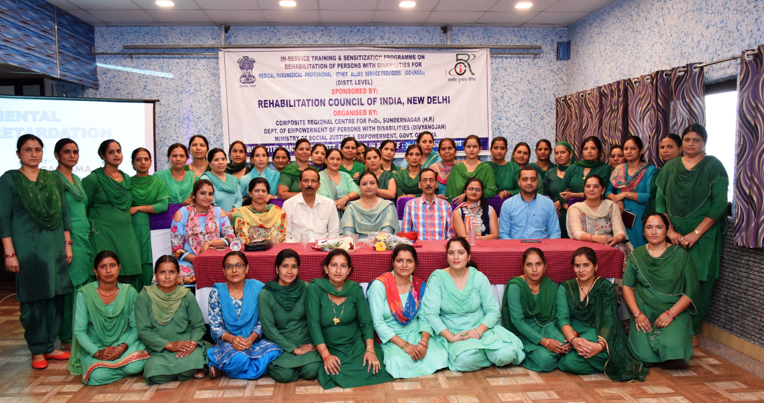 Training program for ASHA workers organized by CRC Sunder Nagar