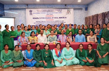 Training program for ASHA workers organized by CRC Sunder Nagar