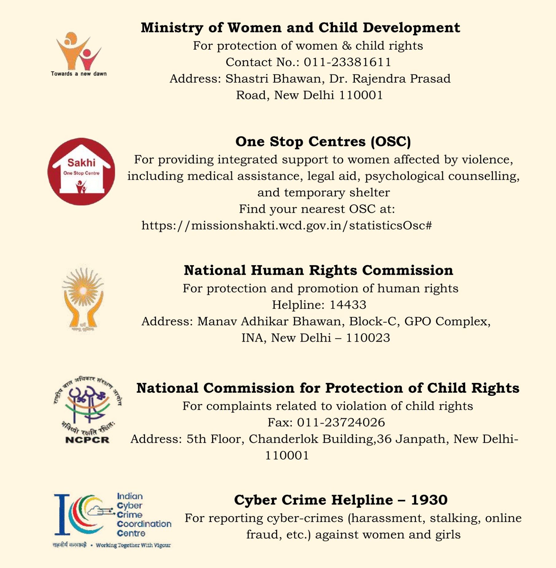 Assistance for Women