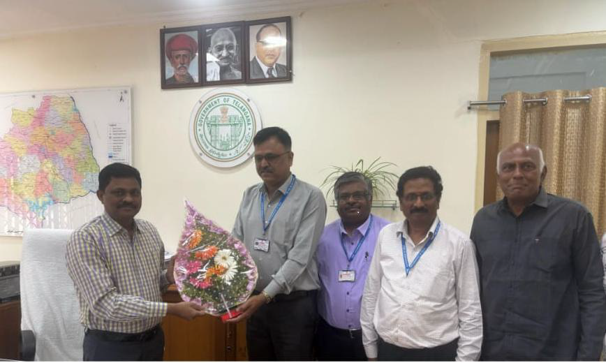 Visit of SIO Telangana to NIC Nalgonda District Centre