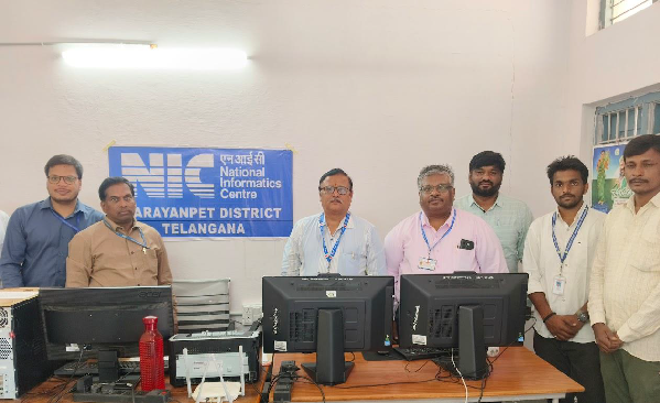 ASIO(Dist.) visit NIC Narayanpet District Centre