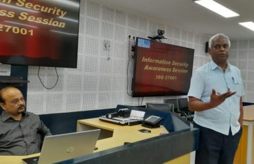ISMS Presented by Shri Anil Rathore, STD, NIU Hyderabad