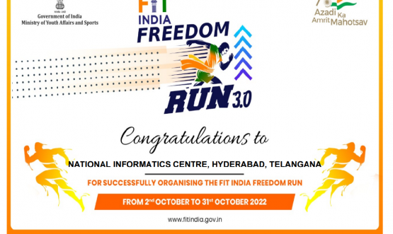 Fit India Freedom Run 3.0 event organized on 31st October 2022