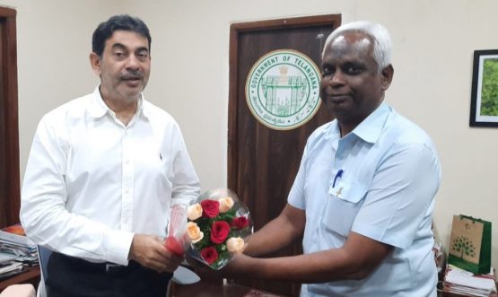श्री पीटर फ्रांसिस थंबुसामी, डीडीजी और amp; 1 सितंबर 2022 को श्री जयेश रंजन, प्रमुख सचिव सूचना प्रौद्योगिकी (आईटी), तेलंगाना सरकार के साथ एसआईओ तेलंगाना की बैठक|