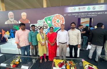 NIC Telangana Team with PCCF & HOFF, Haryana Shri . Jagdish Chander, IFS