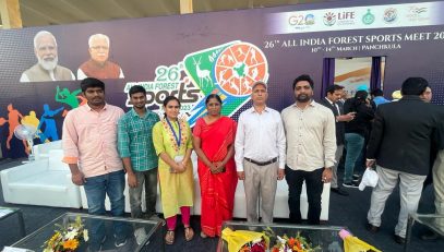 NIC Telangana Team with PCCF & HOFF, Haryana Shri . Jagdish Chander, IFS