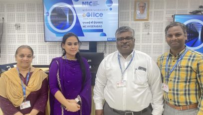 19 अप्रैल 2024 को एनआईसी हैदराबाद में ई-ऑफिस कार्यशाला आयोजित की गई