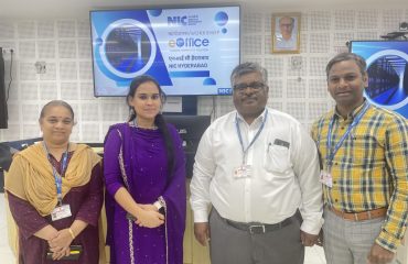 eOffice workshop held at NIC Hyderabad on 19th April 2024