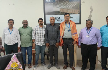 Visit of SIO Telangana to NIC Nalgonda District Centre