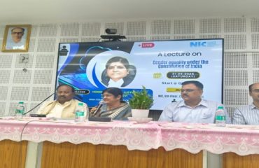 लिंग समानता पर प्रबुद्घकारी व्याख्यान और पीओएसएच अधिनियम के पोस्टर का अनावरण