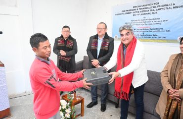 Hon’ble Mr. Justice Vijay Bishnoi, Supreme Court Judge and Patron-in-Chief Mizoram Slsa Visit District Jail, Lawngtlai