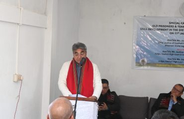 Hon’ble Mr. Justice Vijay Bishnoi, Supreme Court Judge and Patron-in-Chief Mizoram Slsa Visit District Jail, Lawngtlai