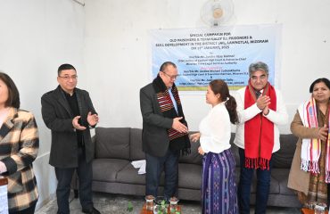 Hon’ble Mr. Justice Vijay Bishnoi, Supreme Court Judge and Patron-in-Chief Mizoram Slsa Visit District Jail, Lawngtlai