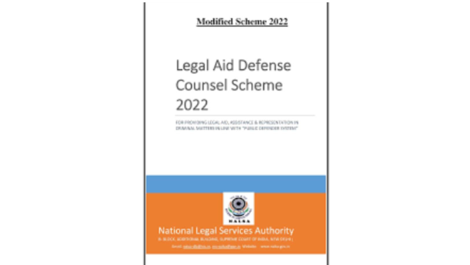Legal Aid Defense Counsel Scheme 2022