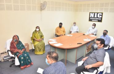 ଭି.ସି କକ୍ଷରେ ସମ୍ମାନନୀୟ ଲୋକ ପ୍ରତିନିଧି ଓ ଅଧିକାରୀ