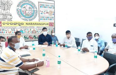 Nabarangpur District Officials with Local Representatives Participated Through VC