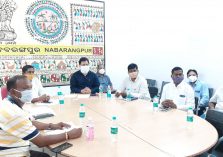 Nabarangpur District Officials with Local Representatives Participated Through VC;?>